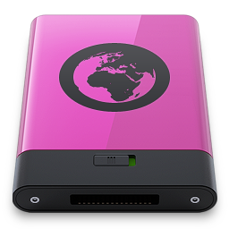 Pink Server B Icon 256x256 png